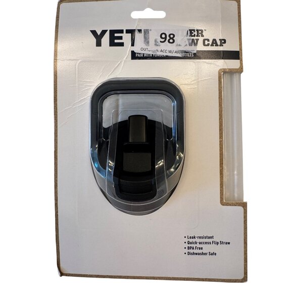 Yeti Younder 2-Straws Cap NWT Sealed Package - Picture 1 of 3